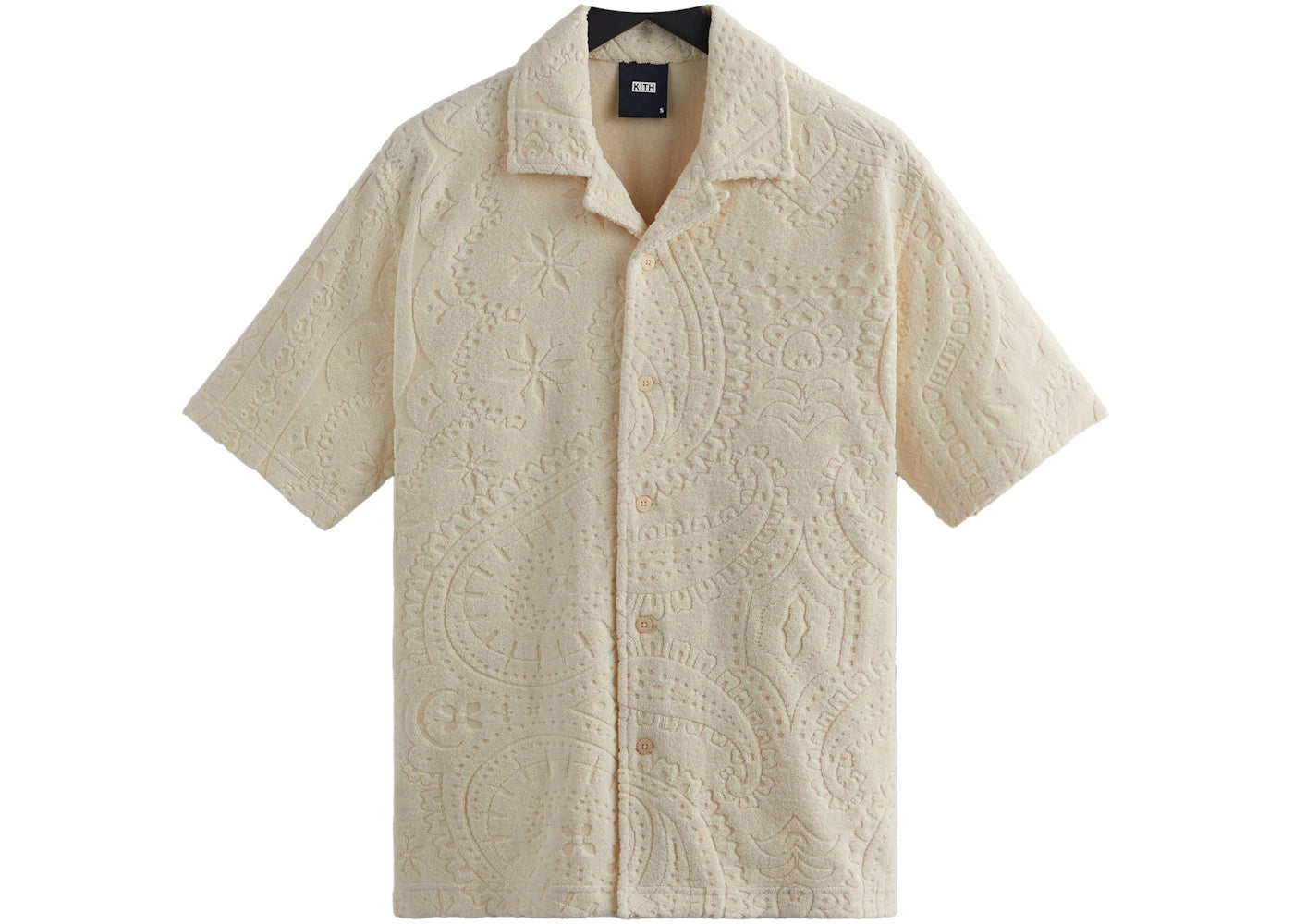 Kith Thompson Camp Collar Shirt Sandrift