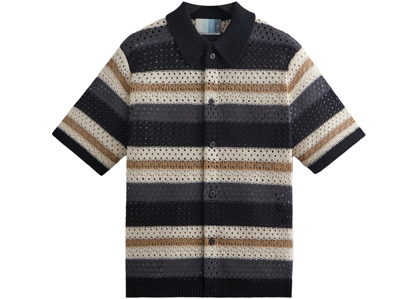 Kith Thompson Crochet Buttondown Black