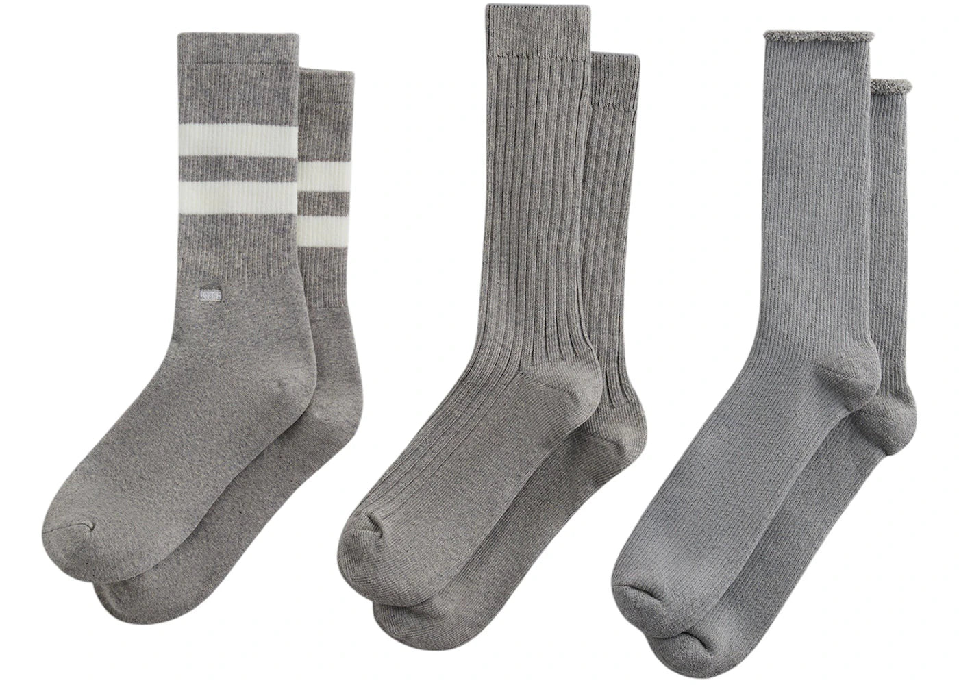 Kith Three Pack Mixed Cotton Socks Multi