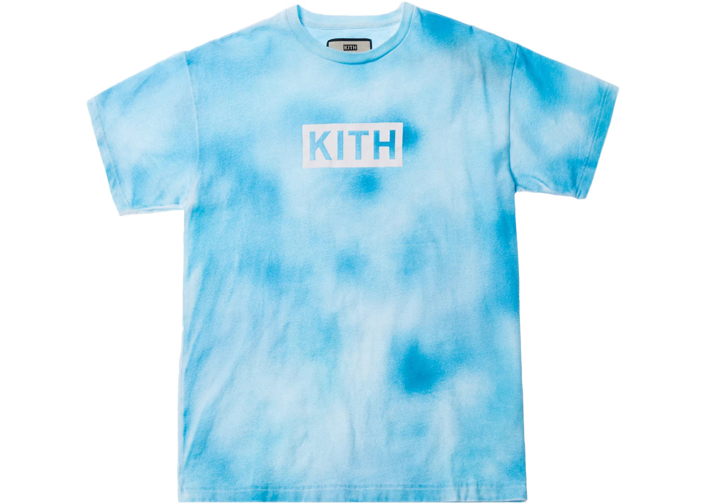 Kith Tie Dye Box Logo Tee Blue