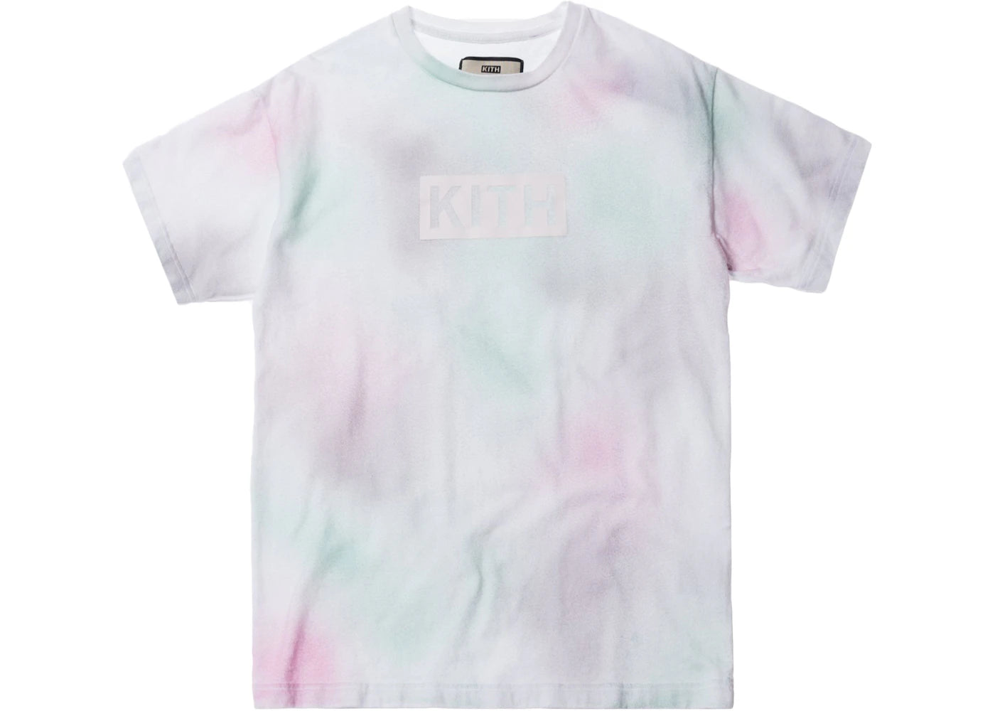 Kith Tie Dye Box Logo Tee Green Tint