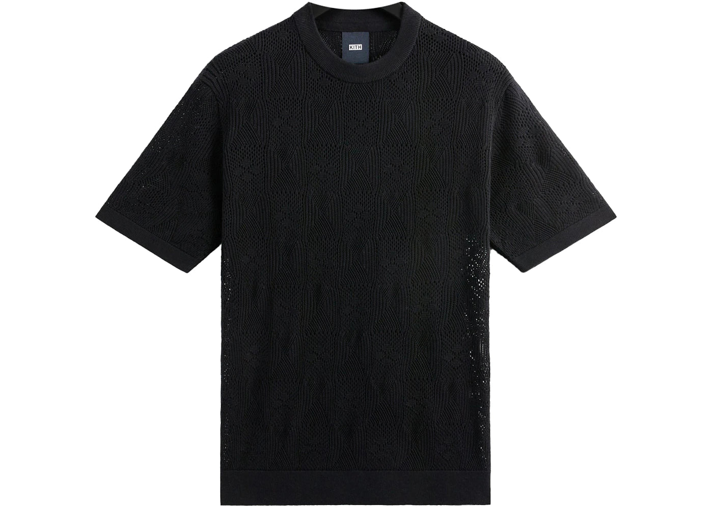 Kith Tilden Crochet Shirt Black