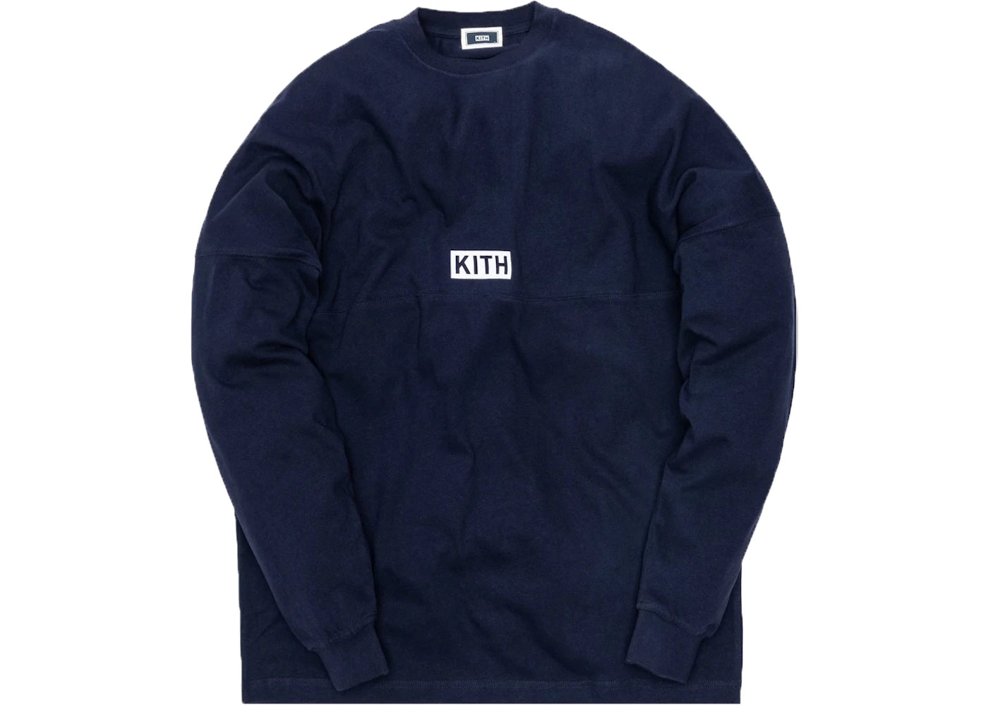 Kith Track Paneled L/S Tee Navy