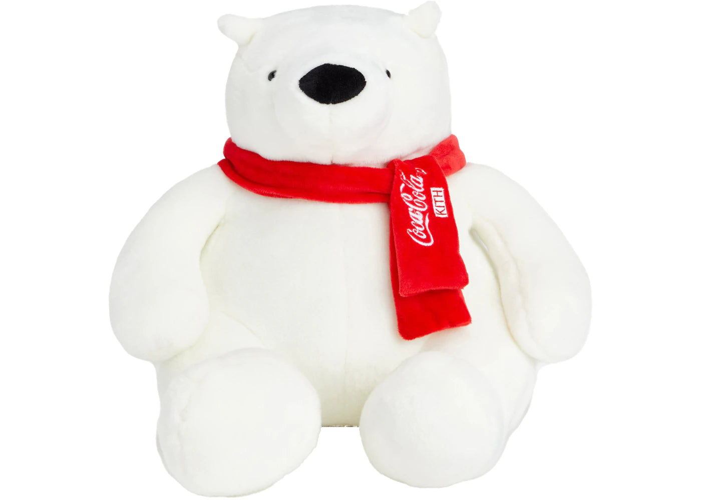 Kith & Traly for Coca-Cola Kithmas Polar Bear 14" Plush Pyre