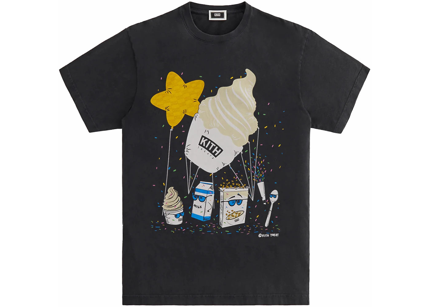 Kith Treats Balloon Vintage Tee Black