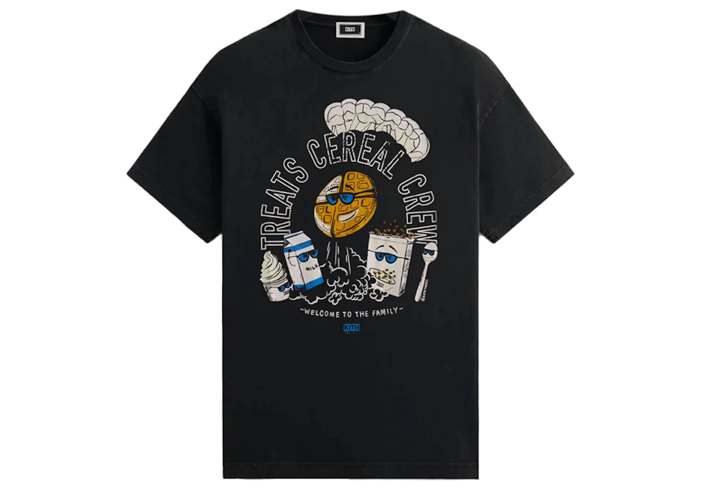 Kith Treats Cereal Crew Vintage Tee Black