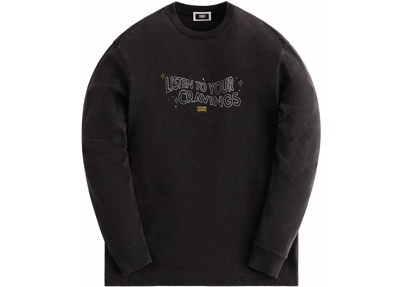 Kith Treats Cravings Vintage Long Sleeve Tee Black