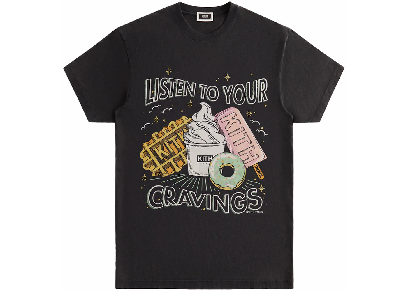 Kith Treats Cravings Vintage Tee Black