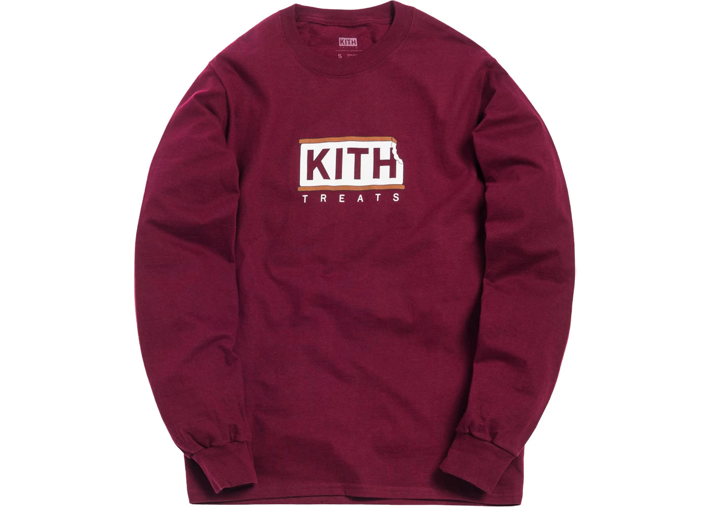 Kith Treats Ice Cream Sandwich L/S Tee Maroon