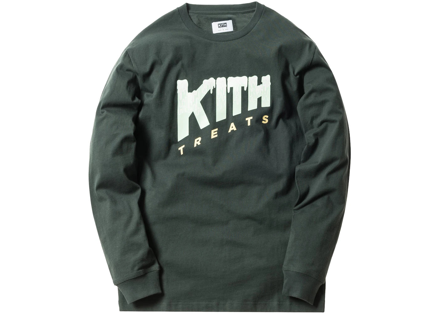 Kith Treats Melting L/S Tee Hunter Green