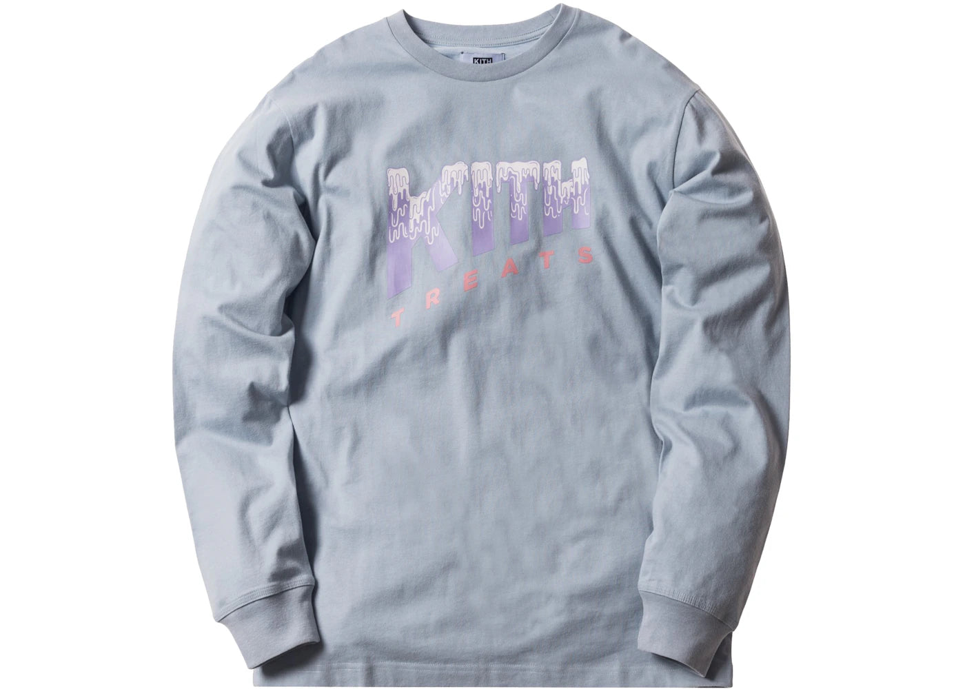 Kith Treats Melting L/S Tee Light Blue