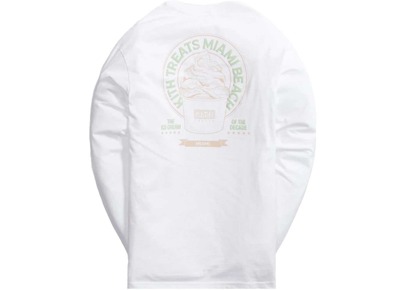 Kith Treats Miami Academy L/S Tee White