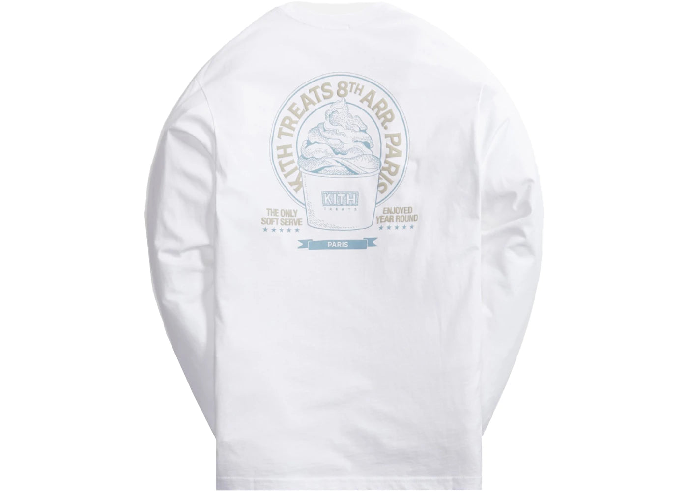 Kith Treats Paris Academy L/S Tee White