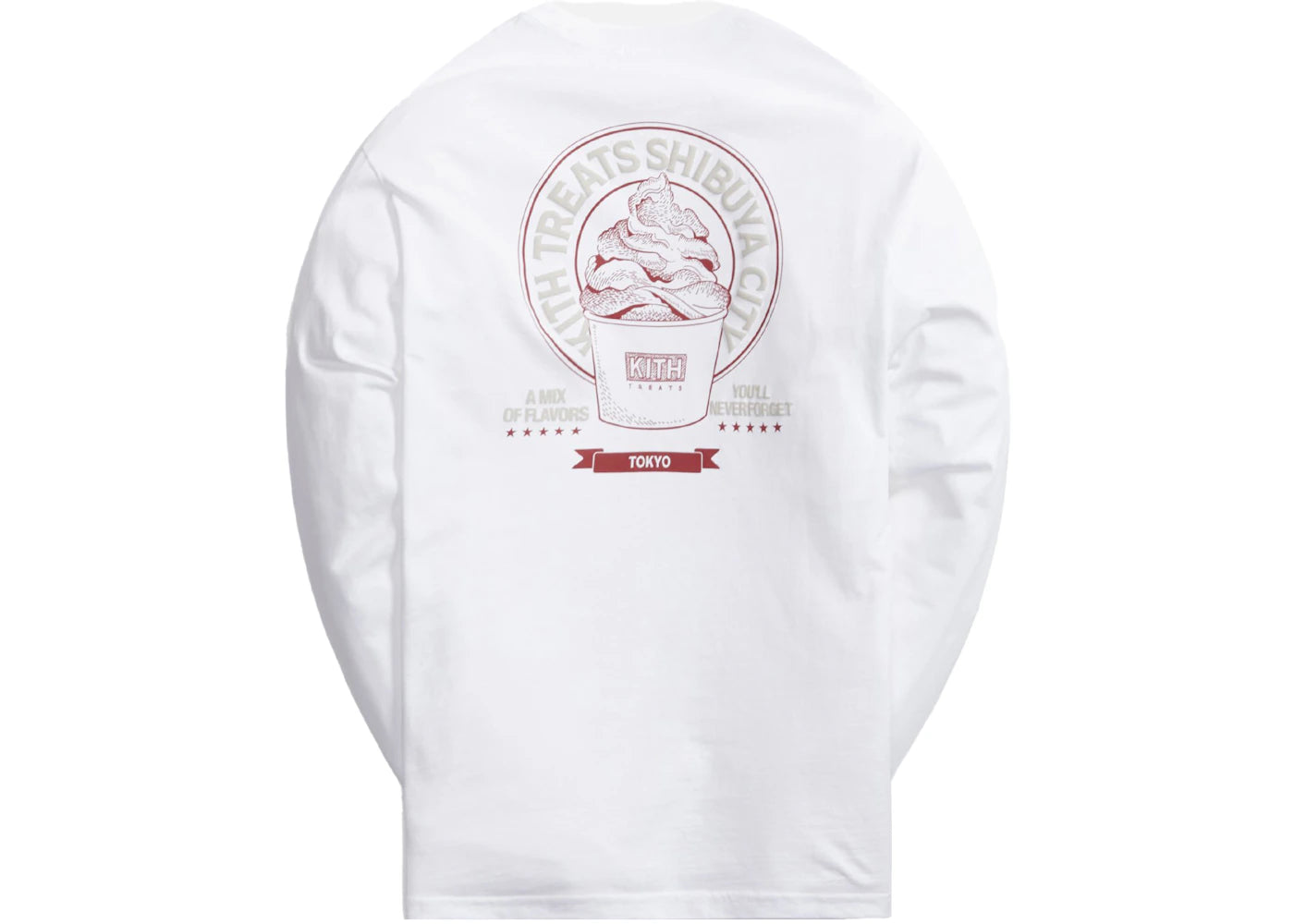 Kith Treats Tokyo Academy L/S Tee White