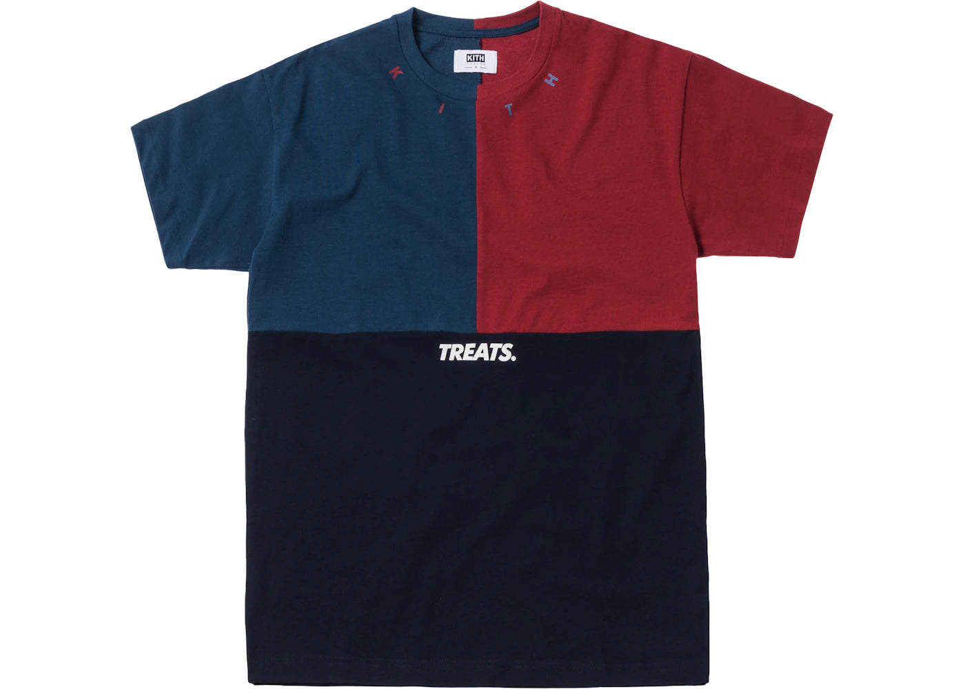 Kith Treats Triblock Tee Navy