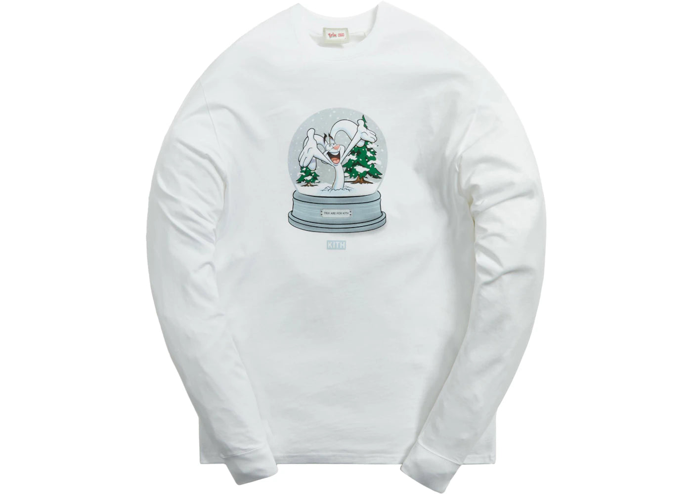 Kith Treats for Trix Snow Globe L/S Tee White