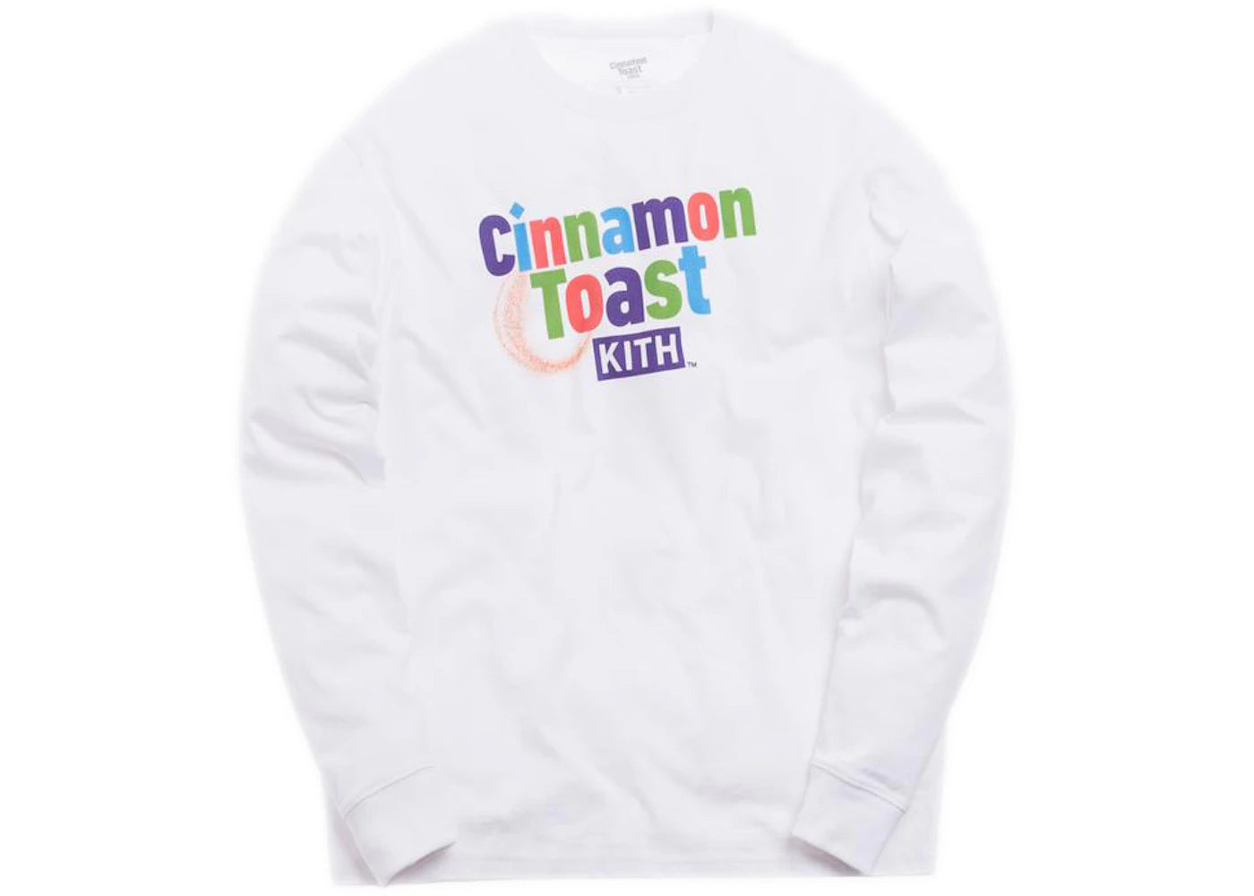 Kith Treats x Cinnamon Toast Crunch Cereal Box L/S Tee White