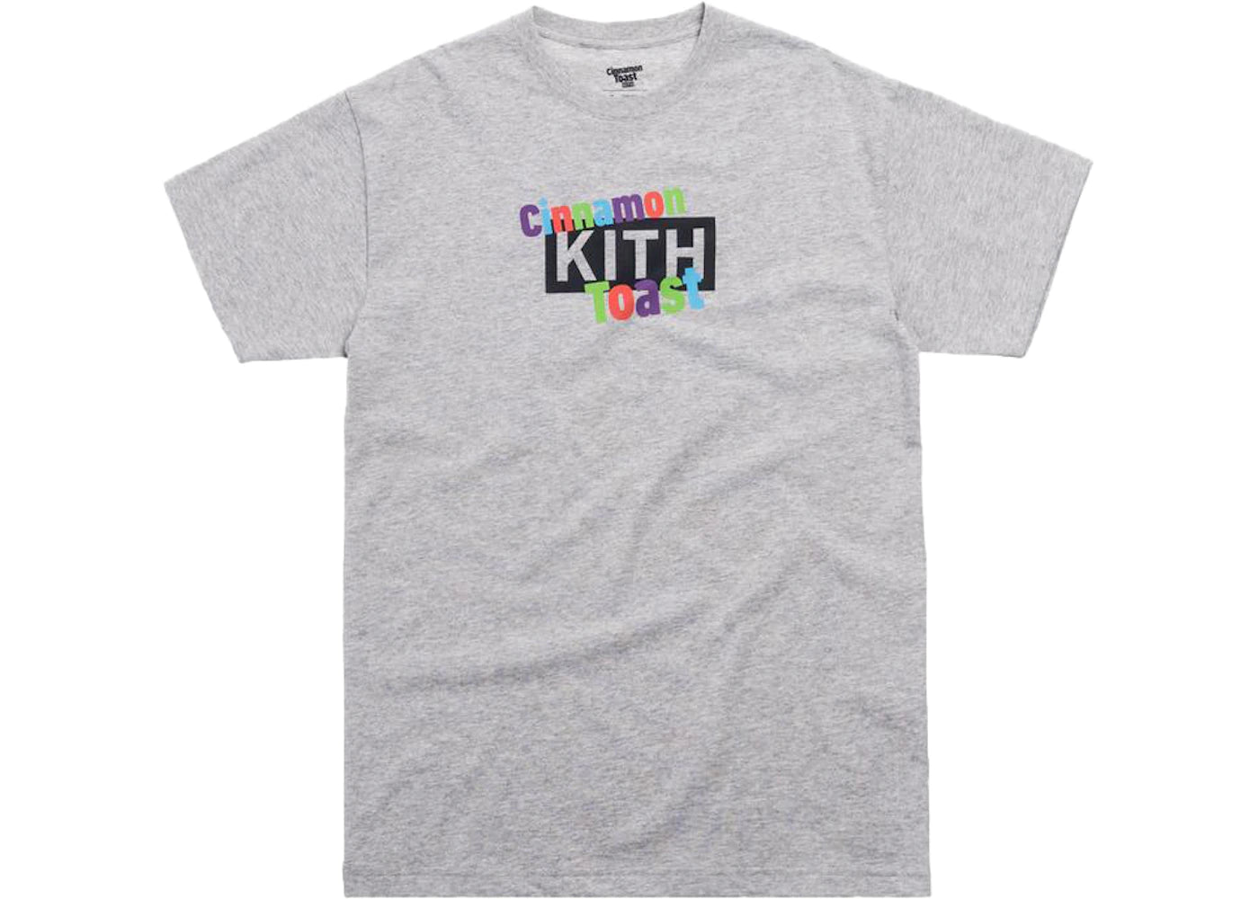 Kith Treats x Cinnamon Toast Crunch Classic Logo Tee Light Heather Grey
