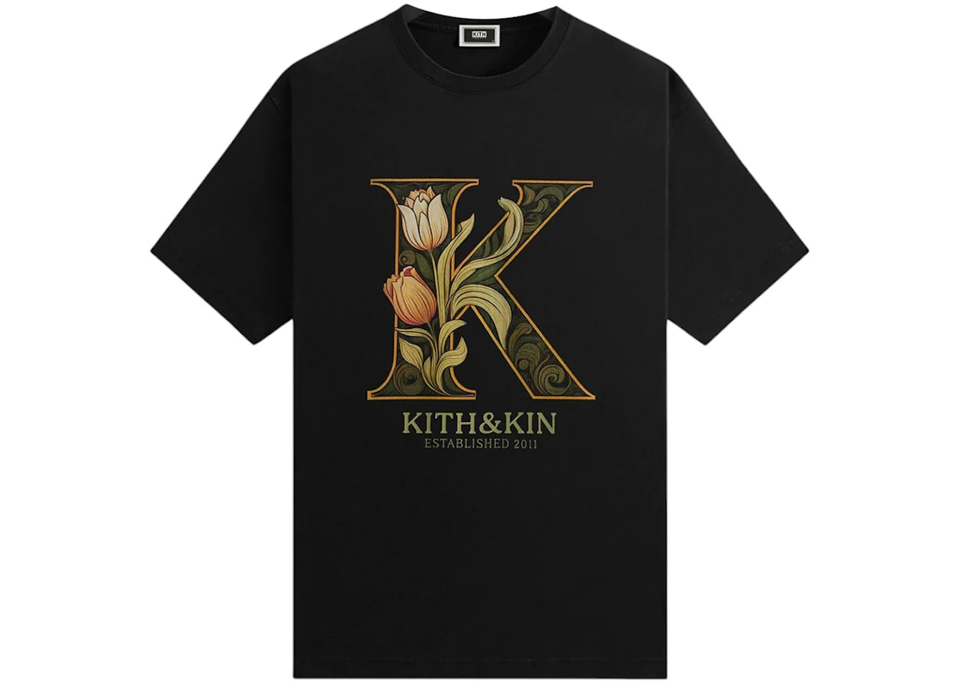 Kith Tulip K Tee Black