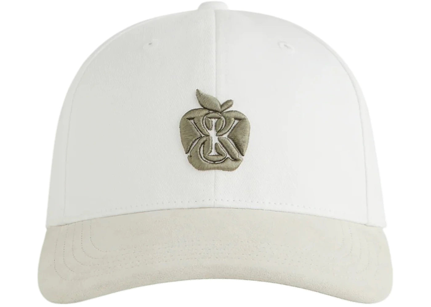 Kith Two Tone Suede Brim Aaron Classic Cap White