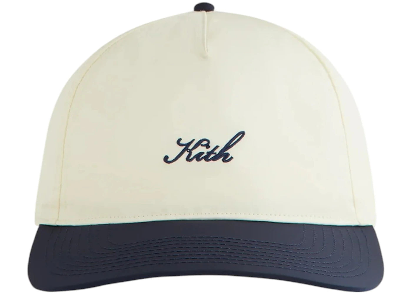 Kith Two Tone Wrinkle Nylon Bay Low Pinch Crown Cap Sandrift