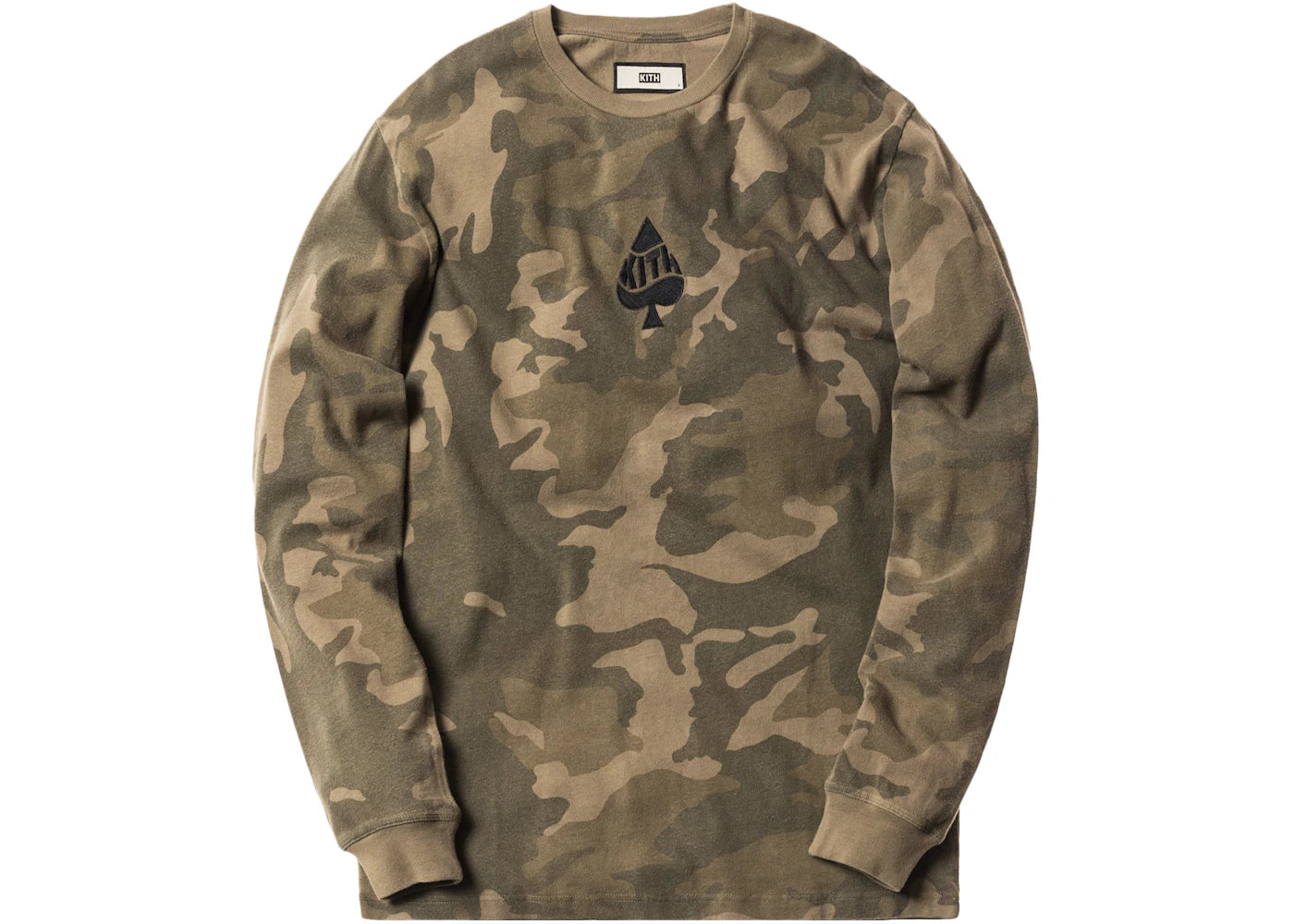 Kith US Spades L/S Tee Camo