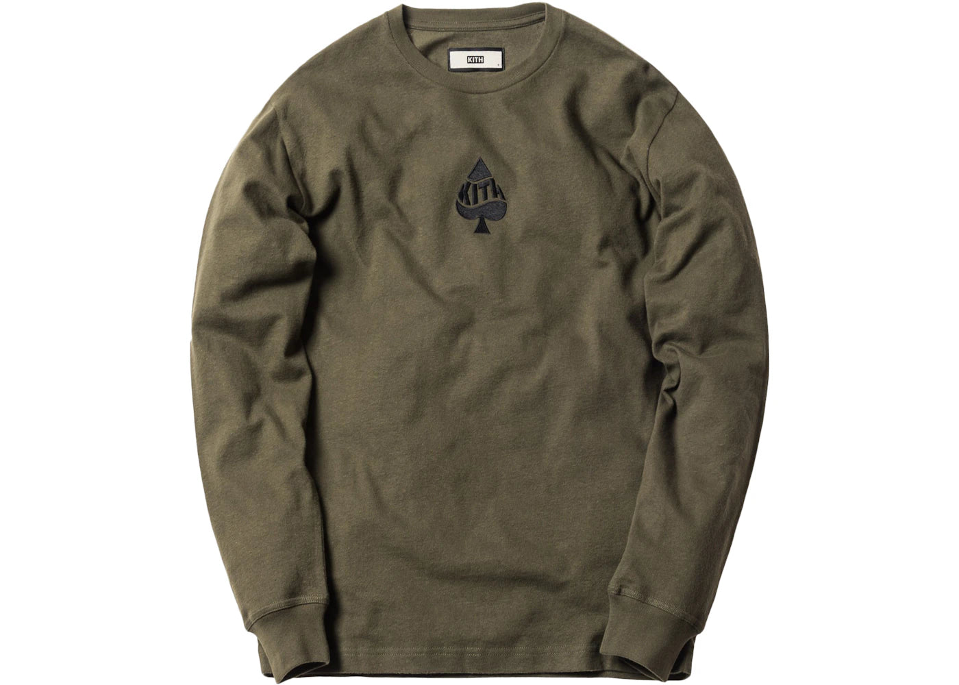 Kith US Spades L/S Tee Olive