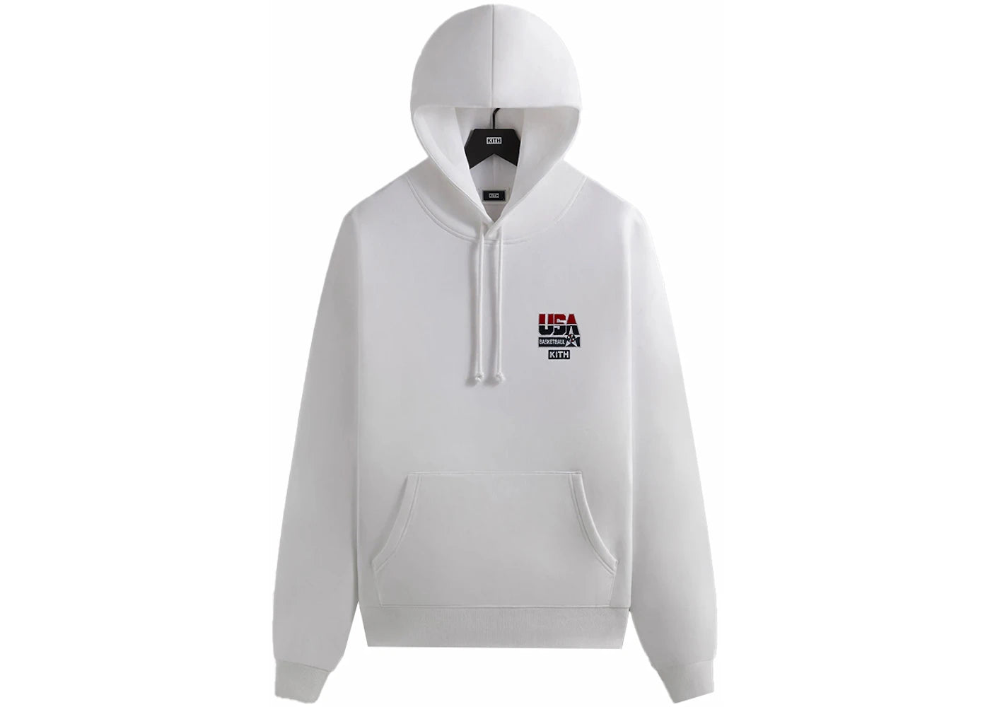 Kith USA Basketball Legend Vintage Nelson Hoodie White