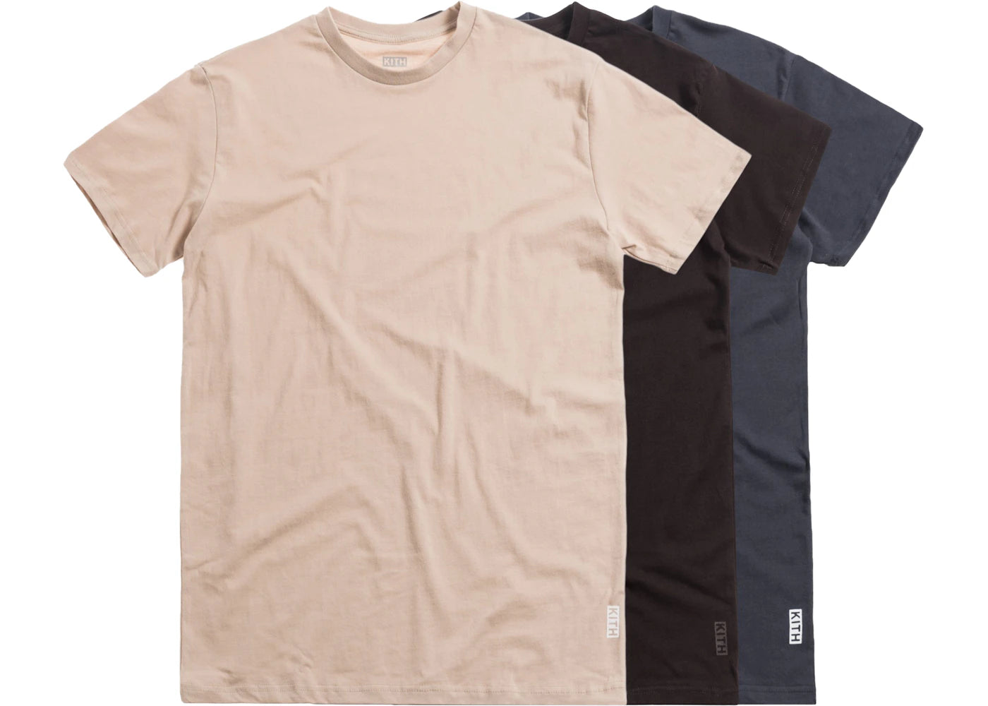 Kith Undershirt (3 Pack) Feather Grey/Ebony/Espresso