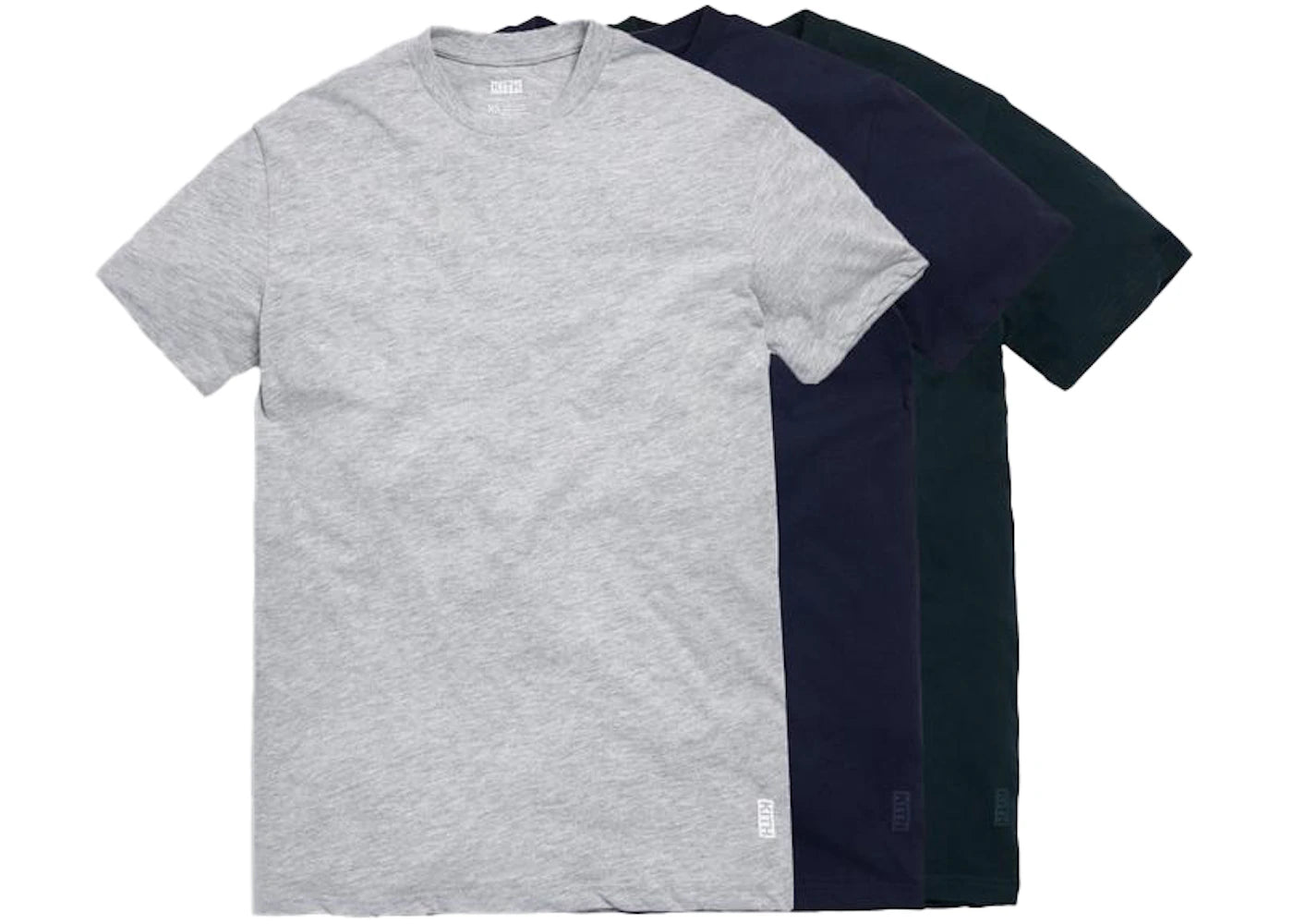 Kith Undershirt 3 Pack Heather Grey/Scarab/Navy