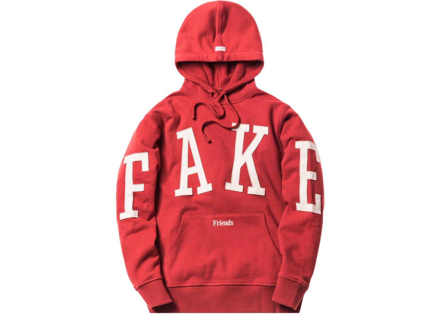Kith Us Fake Friends Hoodie Red