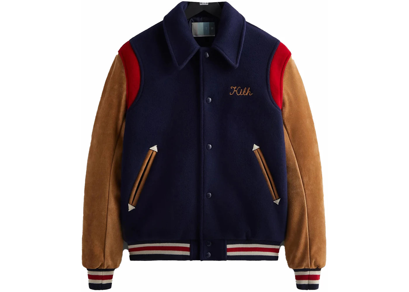 Kith Varsity Wool Coaches Jacket Nocturnal
