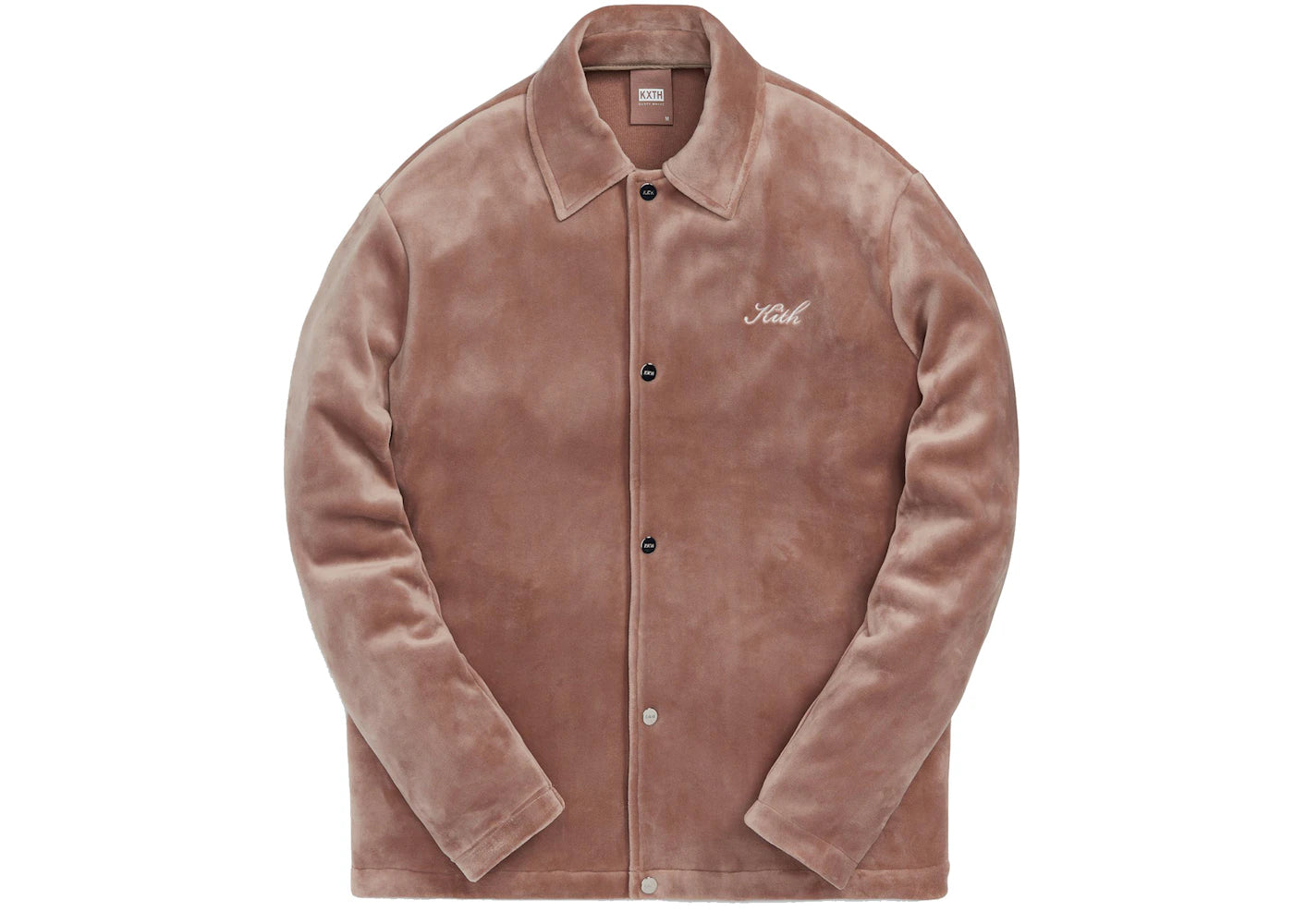Kith Velour Coaches Jacket Dusty Mauve
