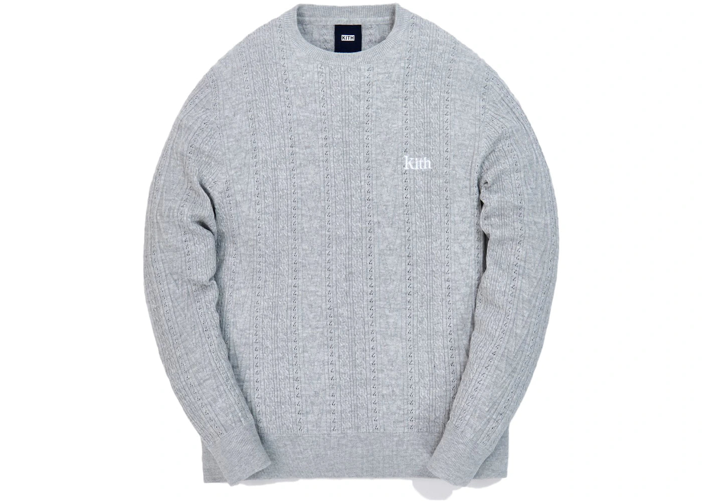 Kith Vintage Tilden Crewneck Sweater Grey