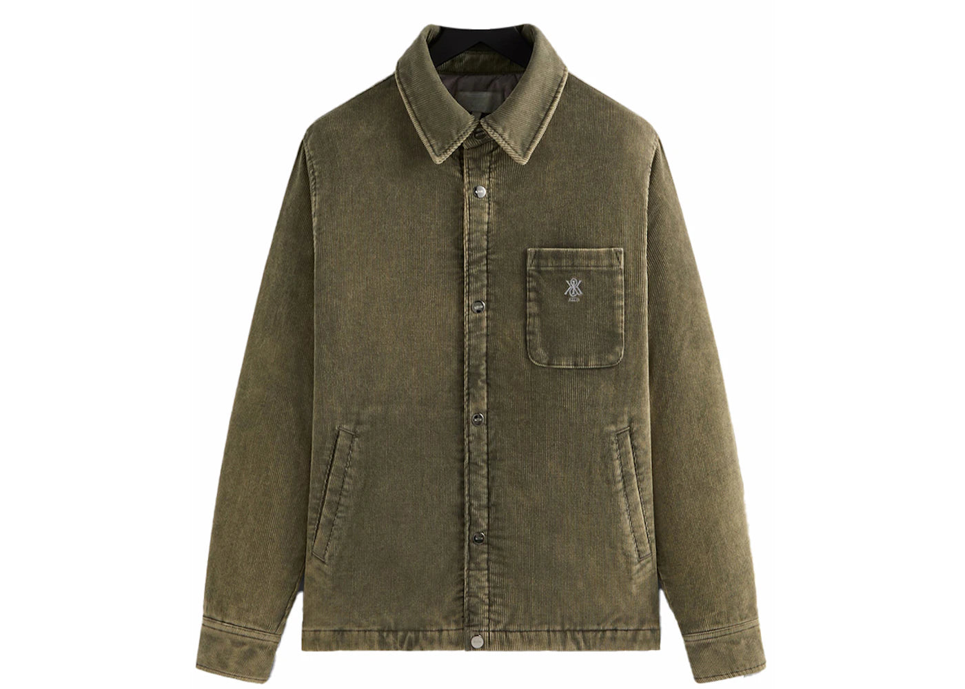 Kith Washed Corduroy Brixton Puffed Shirt Jacket Mire