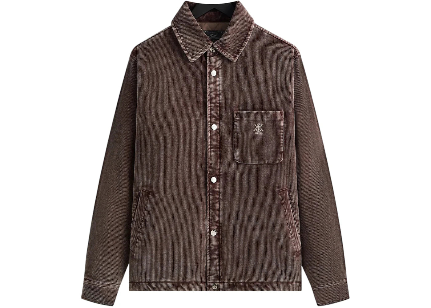 Kith Washed Corduroy Brixton Puffed Shirt Jacket Saddle