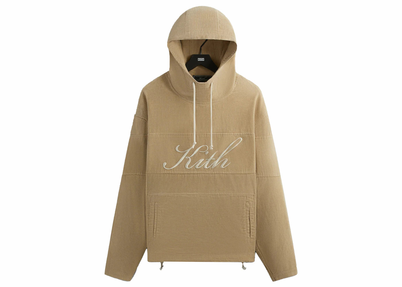 Kith Washed Corduroy Caden Hoodie Canvas