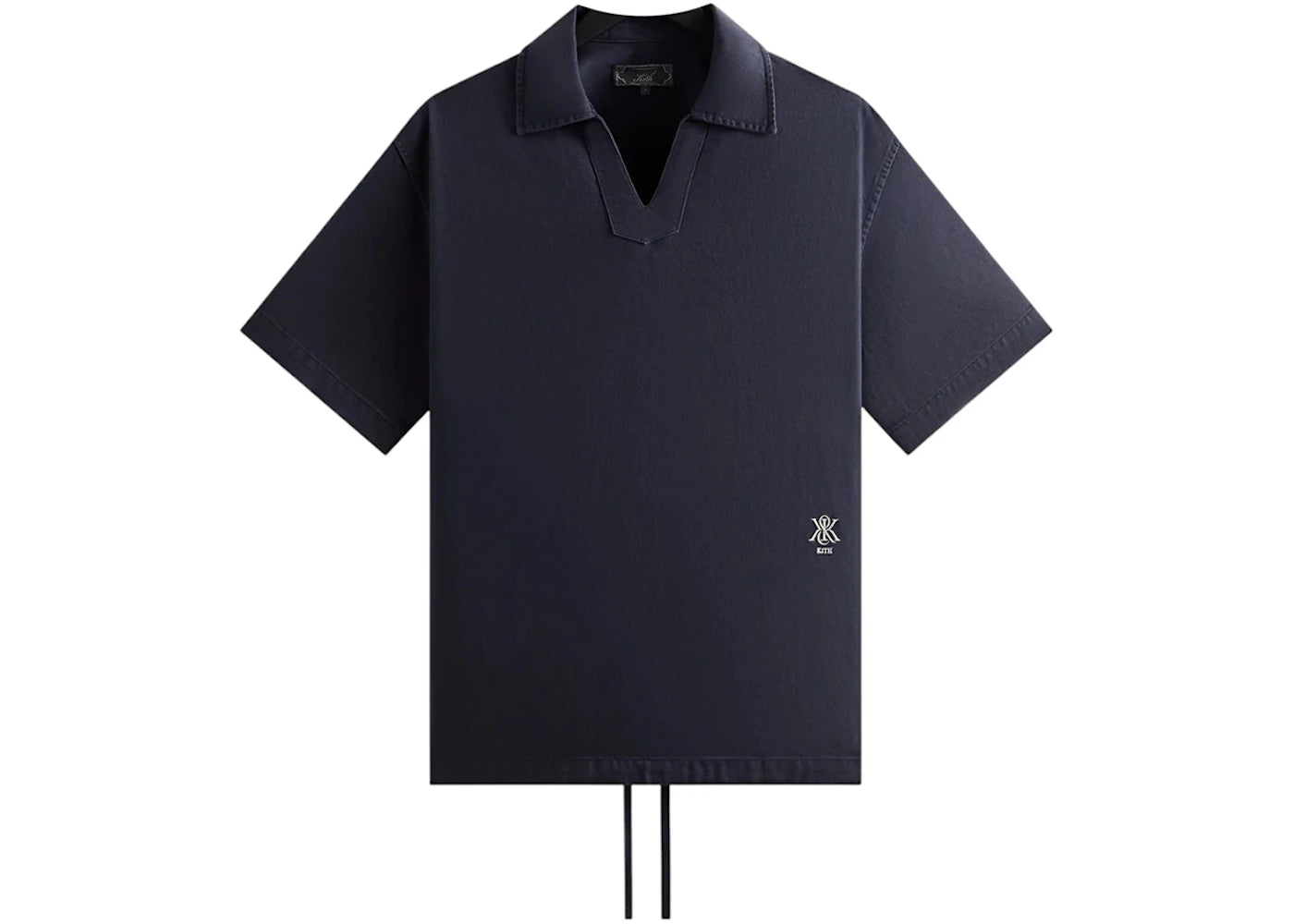 Kith Washed Denim Short Sleeve Glen Pullover Nocturnal