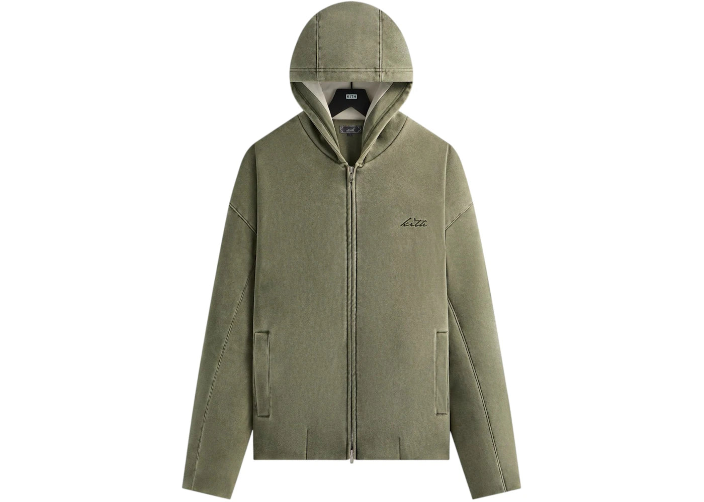 Kith Washed Microsuede Puffed Jaysen Hoodie Cavan