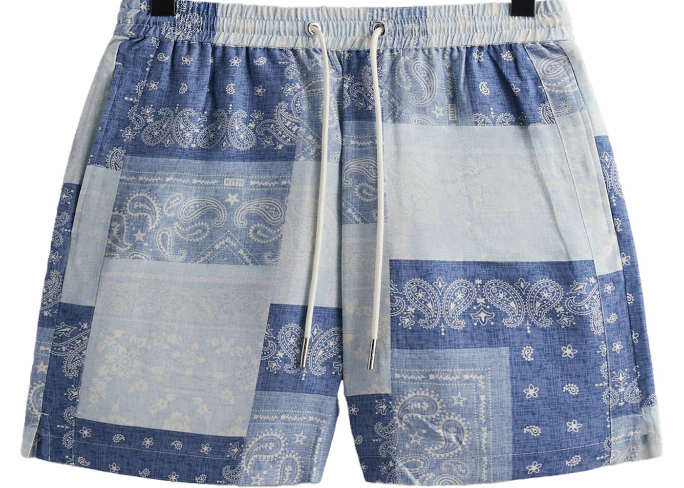 Kith Washed Paisley Active Short Light Indigo