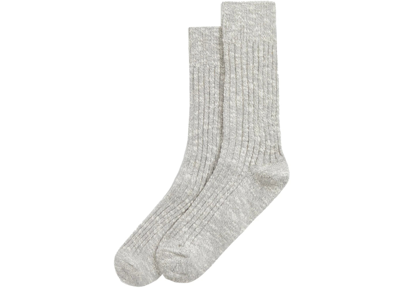 Kith Willet Marled Crew Socks Light Heather Grey