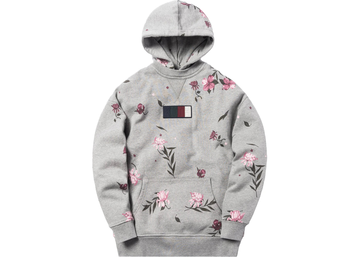 Kith Williams 2 Floral Hoodie Heather Grey