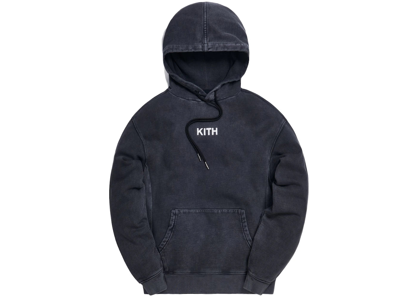 Kith Williams III Crystal Wash Fleece Hoodie Black