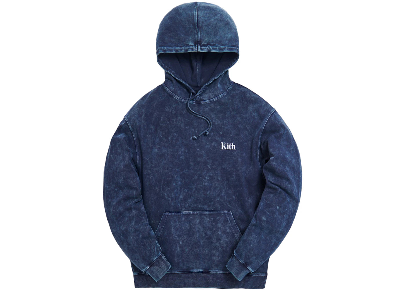 Kith Williams III Crystal Wash Hoodie Dark Navy