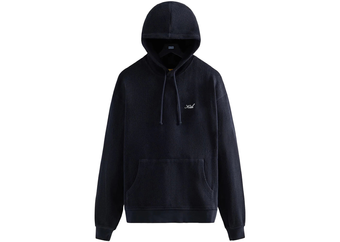 Kith Williams III Herringbone Hoodie (FW22) Black