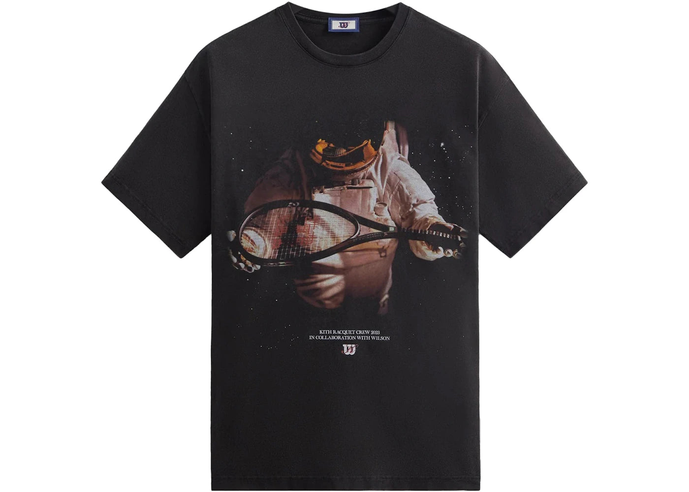 Kith Wilson Astronaut Vintage Tee Black