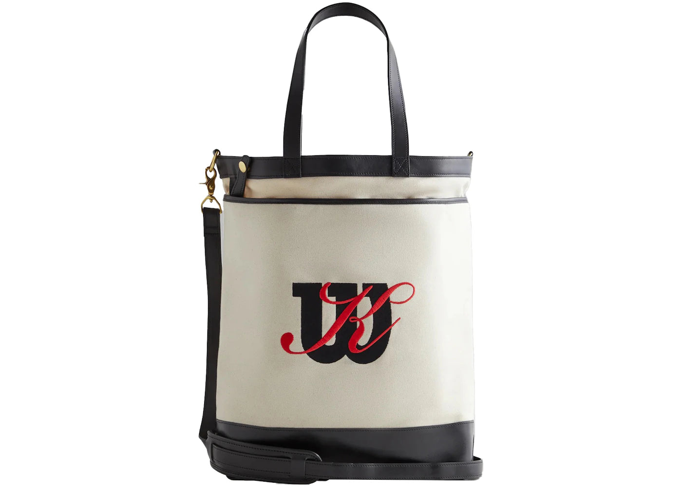 Kith Wilson Leather Trimmed Do All Tote White Alyssum