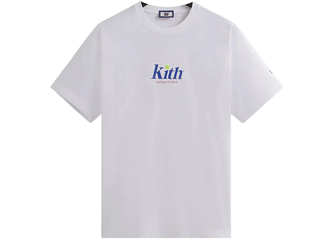 Kith Wilson Racquet Crew Logo Vintage Tee White