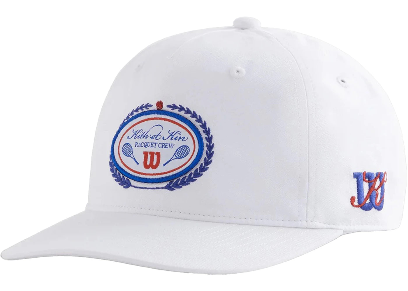 Kith Wilson Relaxed Oxford Pinch Crown Snapback White