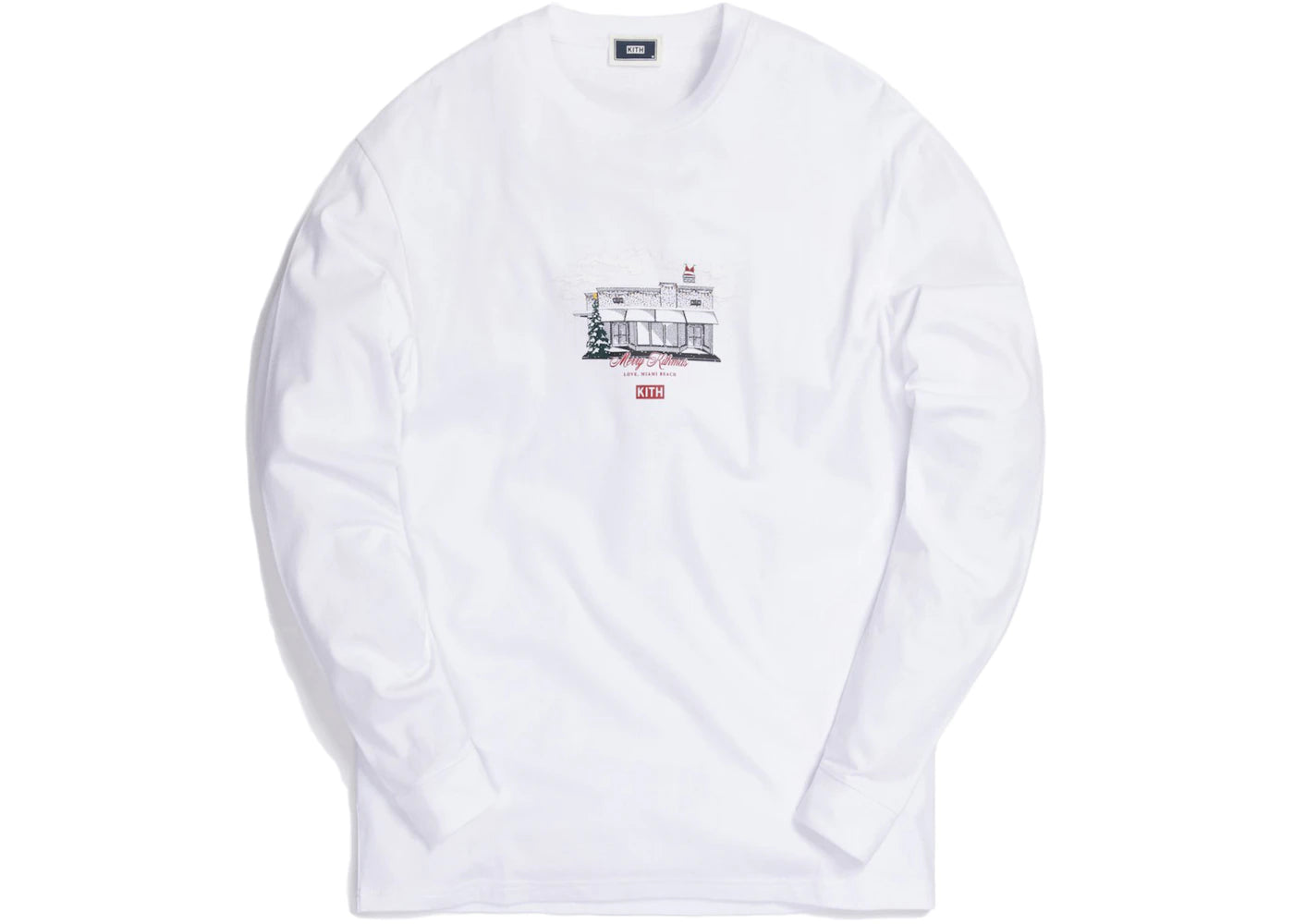 Kith Winter City Miami L/S Tee White